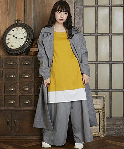 スーパーオーバーサイズメルトンコート UR-383W