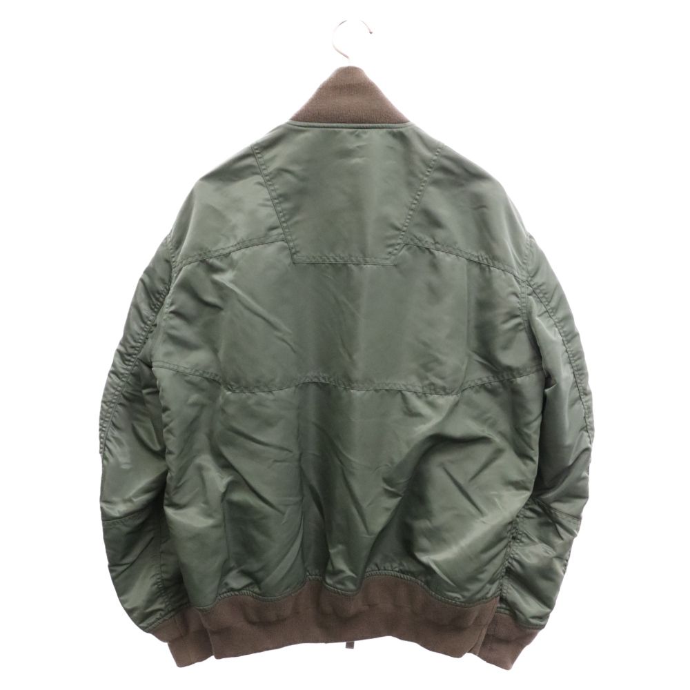 Sacai (サカイ) 17SS MA-1 ボンバージャケット カーキ 17-01221M Sacai (サカイ) 17SS MA-1 ボンバージャケット カーキ 17-01221M
