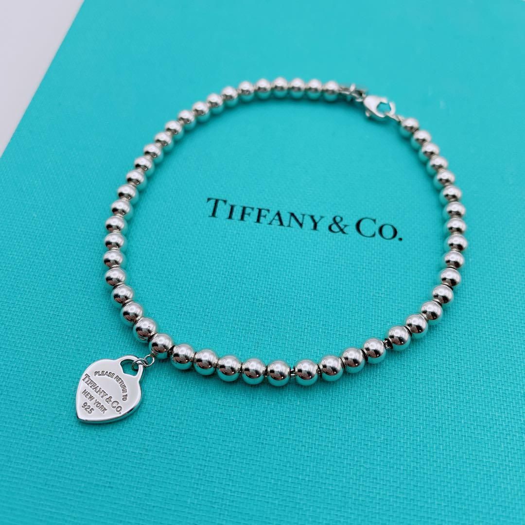Tiffany & Co ブレスレットボールハートリターントゥシルバー