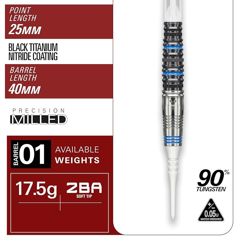 ソフトチップダーツセット 17.5G