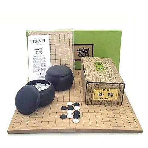 【特価商品】これっていいかも！囲碁ラボセットプレミアム入門から有段まで（19路・小路盤・P製碁石碁笥）