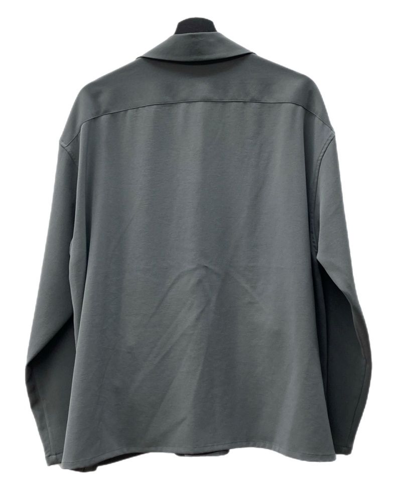 YOKE ヨーク 20SS シャツカーディガン YOKE◇ヨーク/SHIRTS CARDIGAN/20SS/ブルー/グレー/YK20SS0096SH