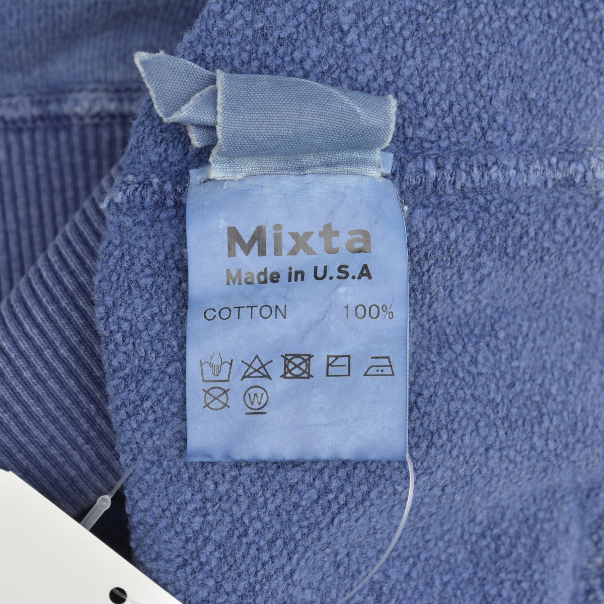 MIXTA / ミクスタ 23AW 23070380001030 TABBY PHYS.ED CREW SWEATSHIRTS フロッキープリント 長袖スウェット MIXTA/ミクスタ】TABBY PHYS.ED CREW SWEATSHIRTS：スウェット