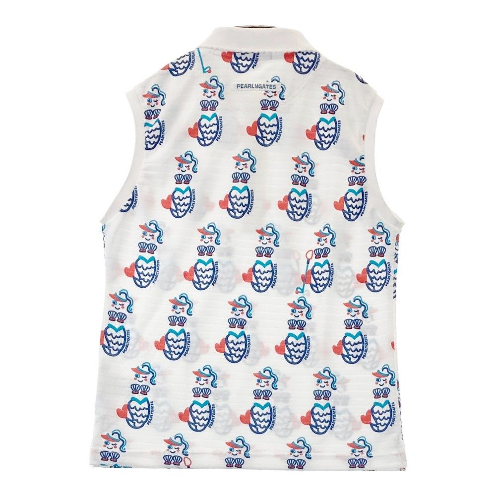 PEARLY GATES ノースリーブベスト ホワイト パーリーゲイツ PEARLY