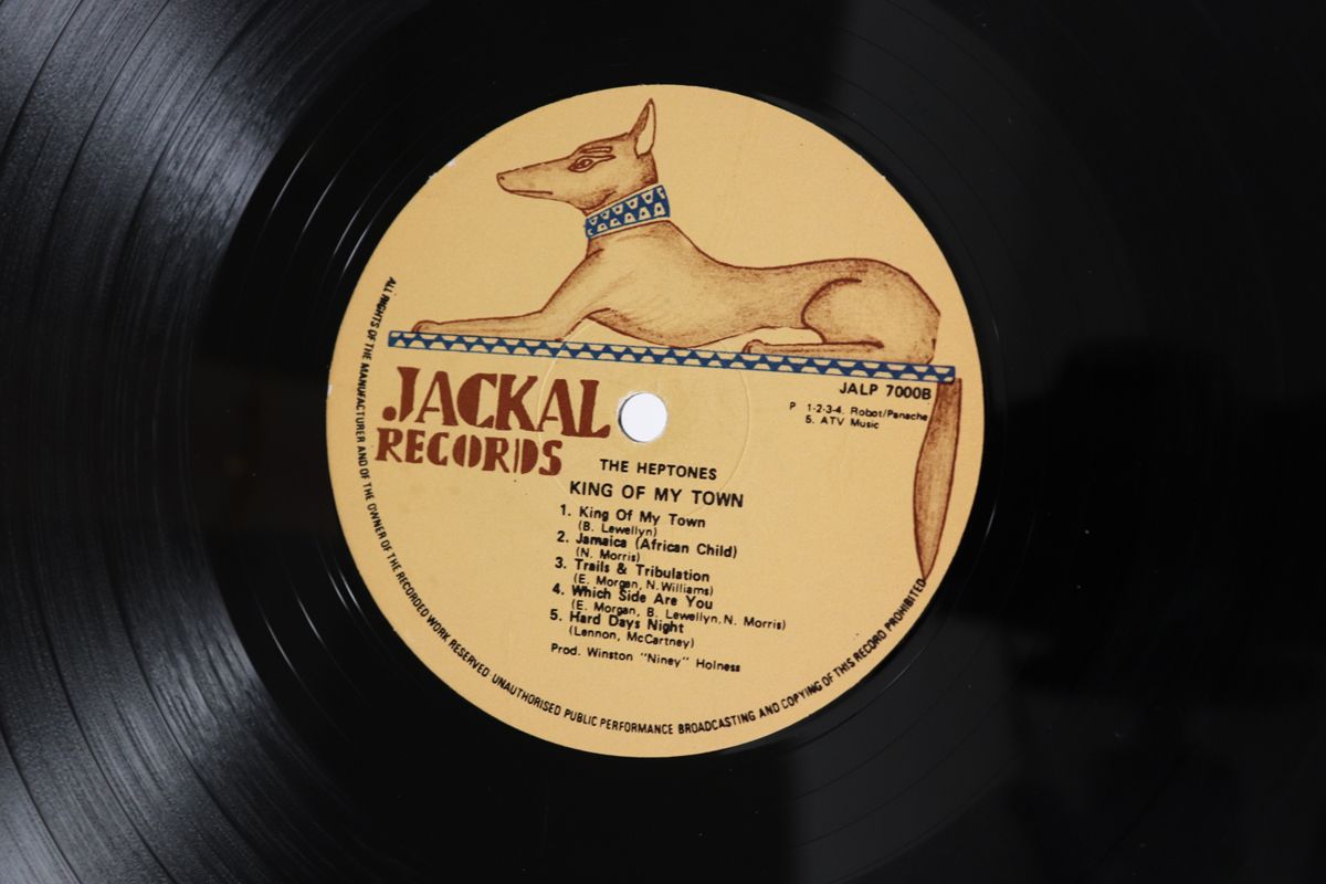 英LP Heptones King Of My Town JALP7000 JACKAL RECORDS /00260