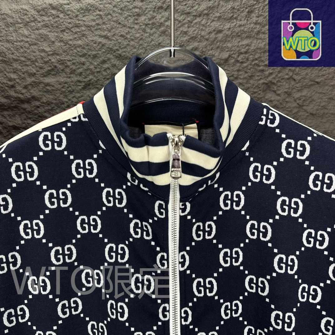 本日限定WTO】Gucci メンズ＆レディース ジップアップジャケット