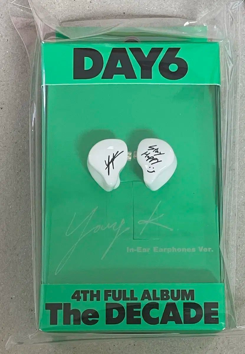 DAY6 The DECADE インイヤー イヤホン ヨンケイ Young K 実物 DAY6(デイシックス) ヨンケイ(Young K) ヨンヒョン