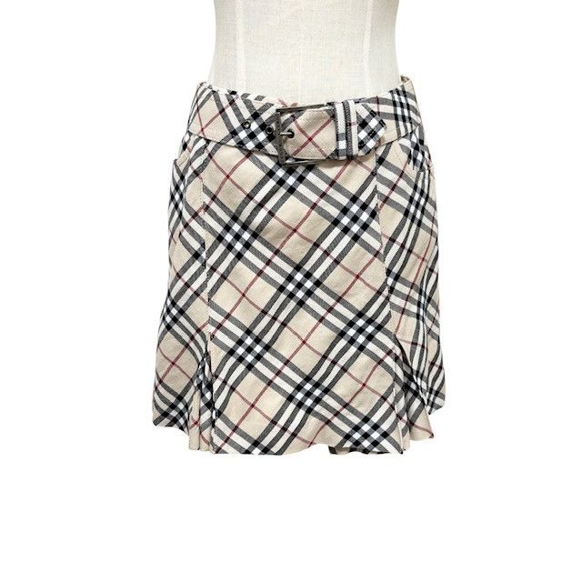 クリーニング済】バーバリー スカート Burberrysプリーツスカート ノバ