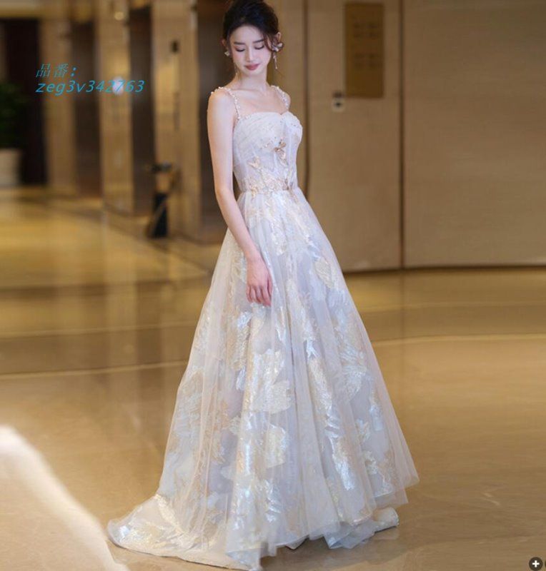 ロングドレス 演奏会用 パーティードレス 結婚式 ドレス ステージドレス マキシ丈 ピアノ コー合唱衣装 発表会 大人 成人式 20代30代40代 zeg3v342763