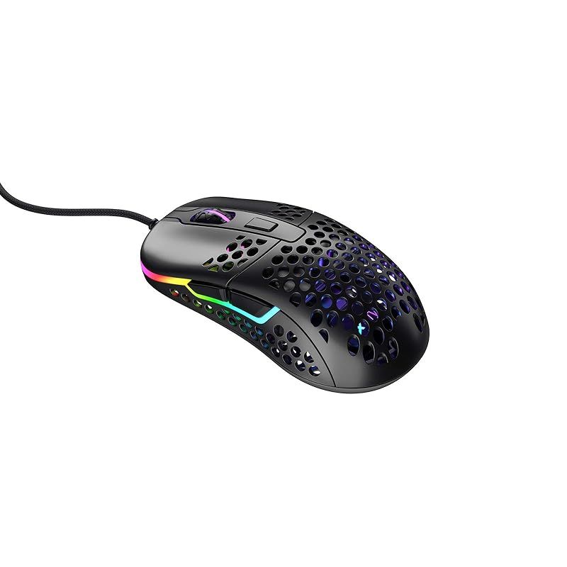 XTRFY M42 RGB 超軽量ゲーム用マウス - ブラック