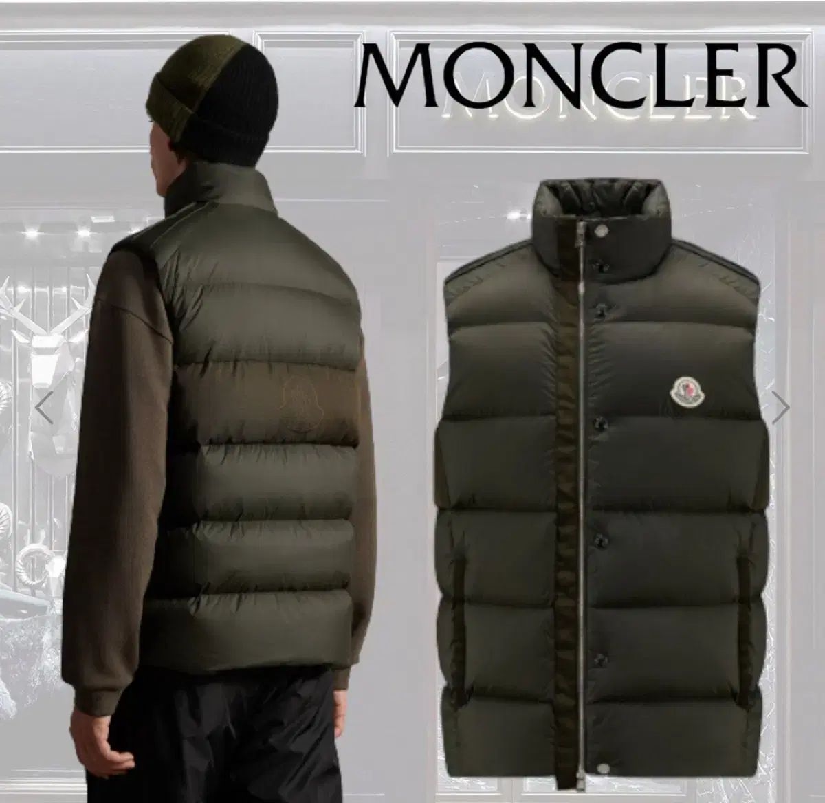 雷市場（ポンジャン）商品韓国直送】 MONCLER(モンクレール) ONTAKE グースダウン ベスト 4 サイズ - メルカリ