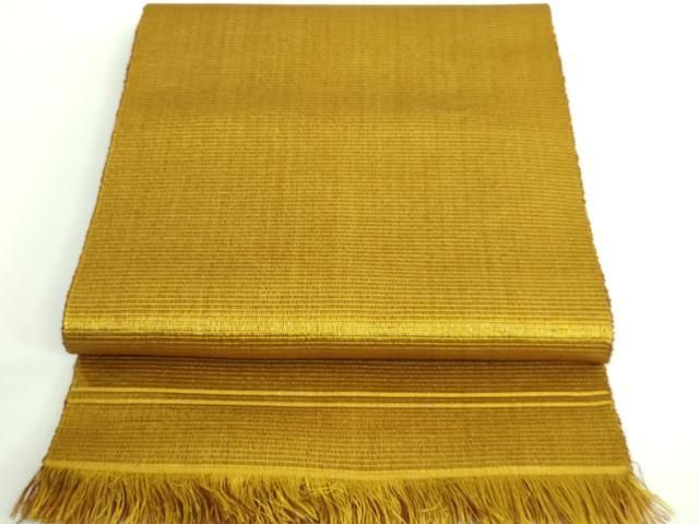 平和屋着物□極上 本場黄八丈 八寸名古屋帯 一重帯 逸品 DZAA9547kh5