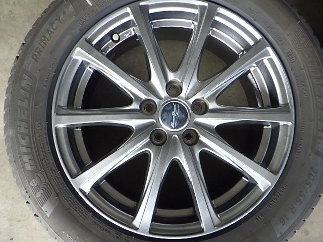 231-741 MANARAY SPORT アルミホイール＆ラジアルタイヤ 205 55R16 2021年 ４本セット