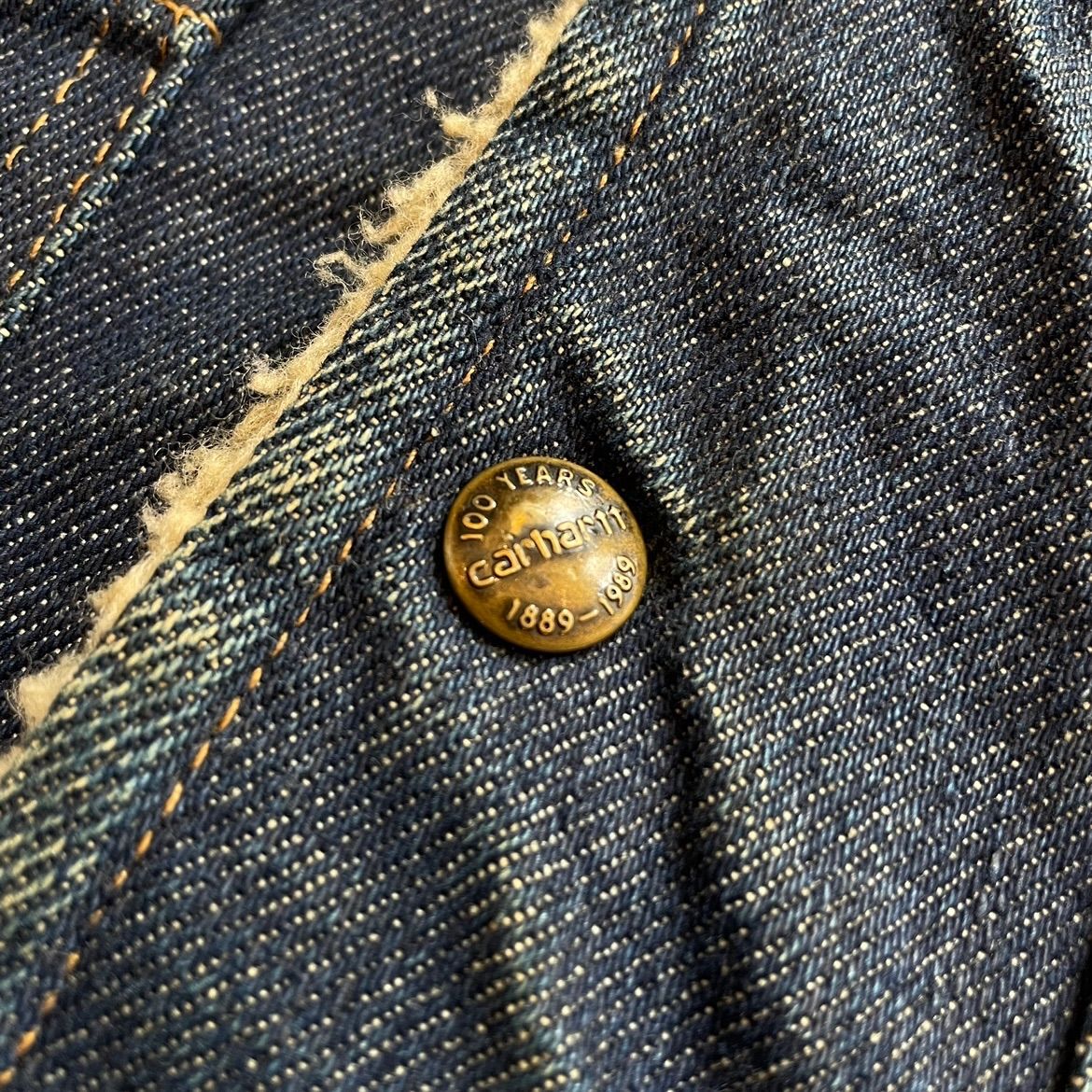 USA製 80s CARHARTT 100周年モデル デニムベスト L - メルカリ