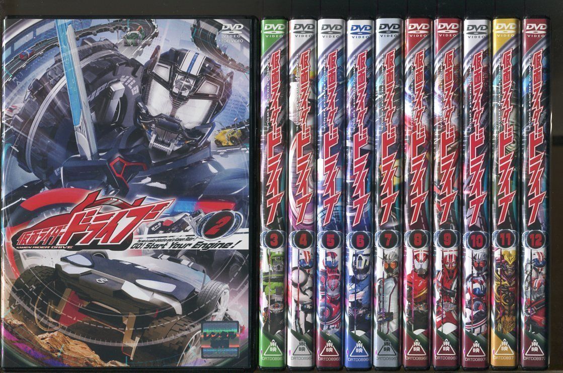 仮面ライダードライブ/Vol.2〜12 計11巻セット 中古DVD レンタル落ち