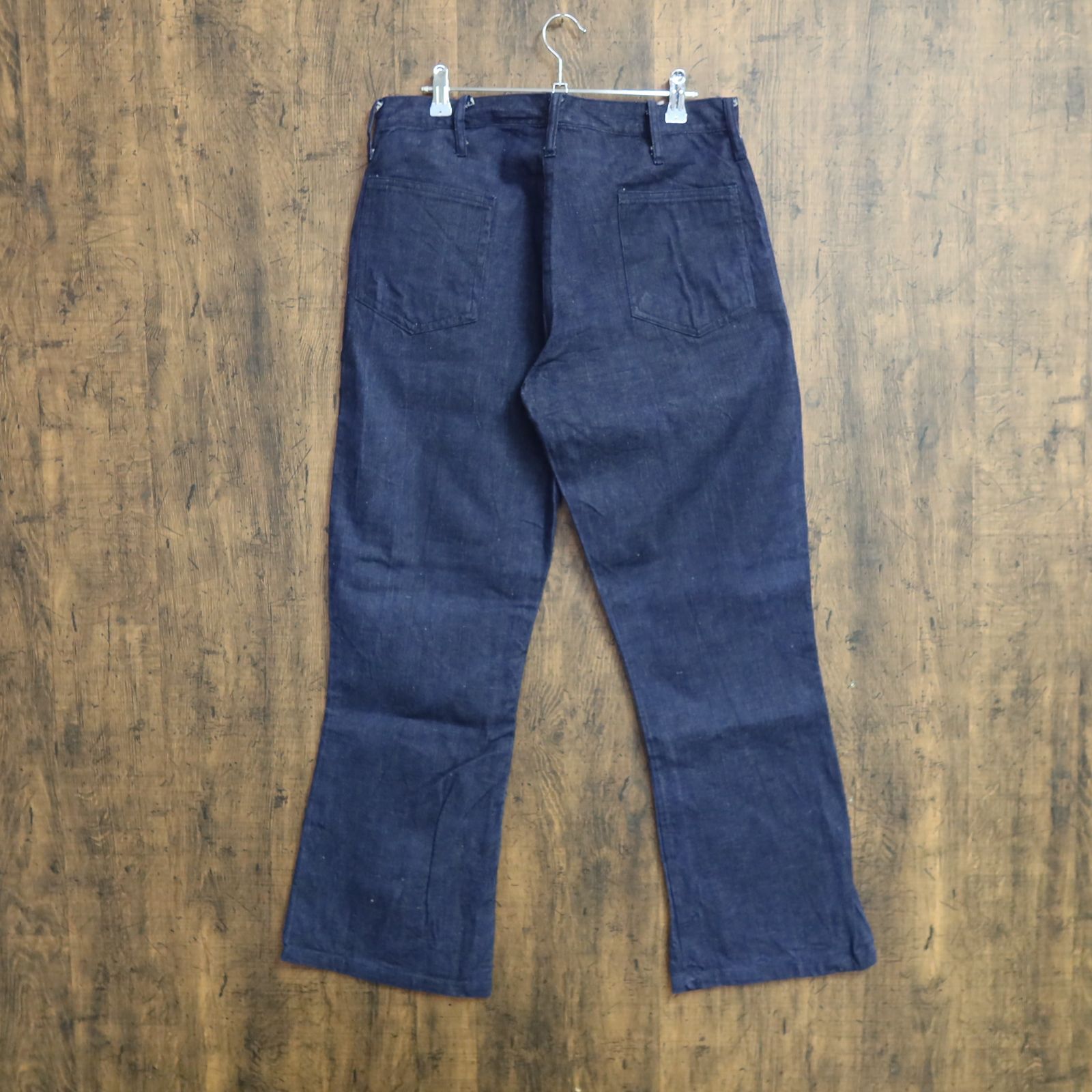70s前後 Vintage US NAVY☆Unknown デニム セーラーパンツ