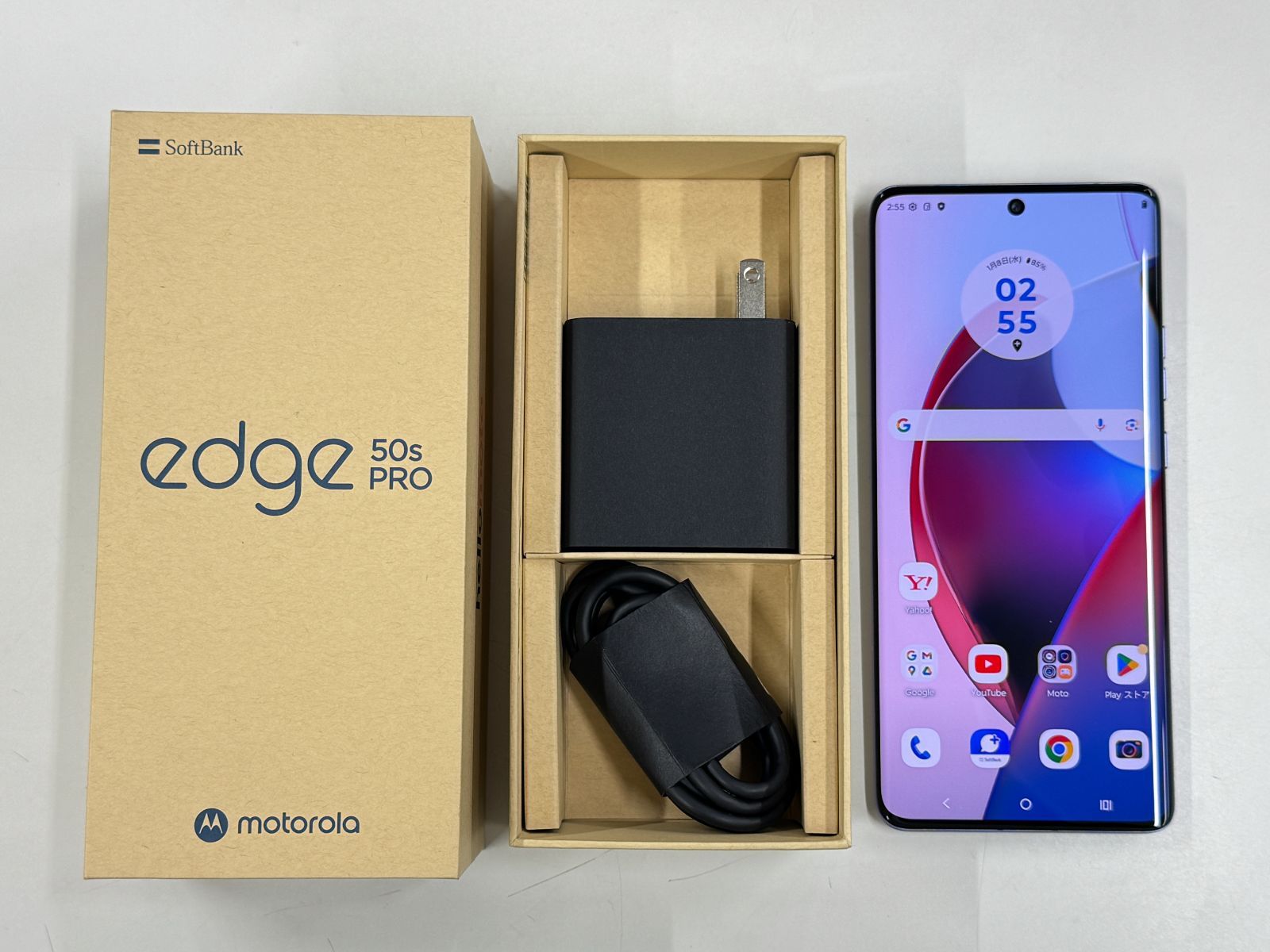 MOTOROLA edge 50s pro ラベンダー 本日5/31最安値 スマートフォン