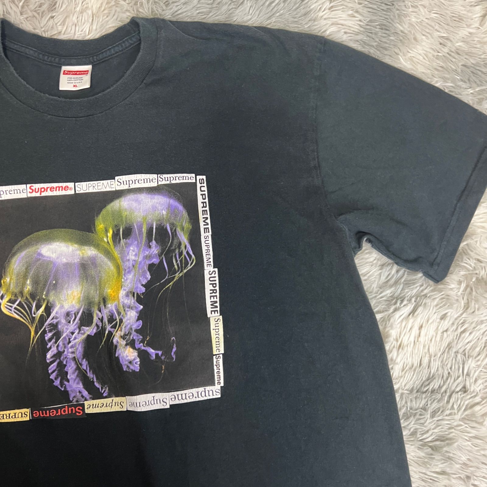 Supreme Jellyfish Tee Black - SS18 - US