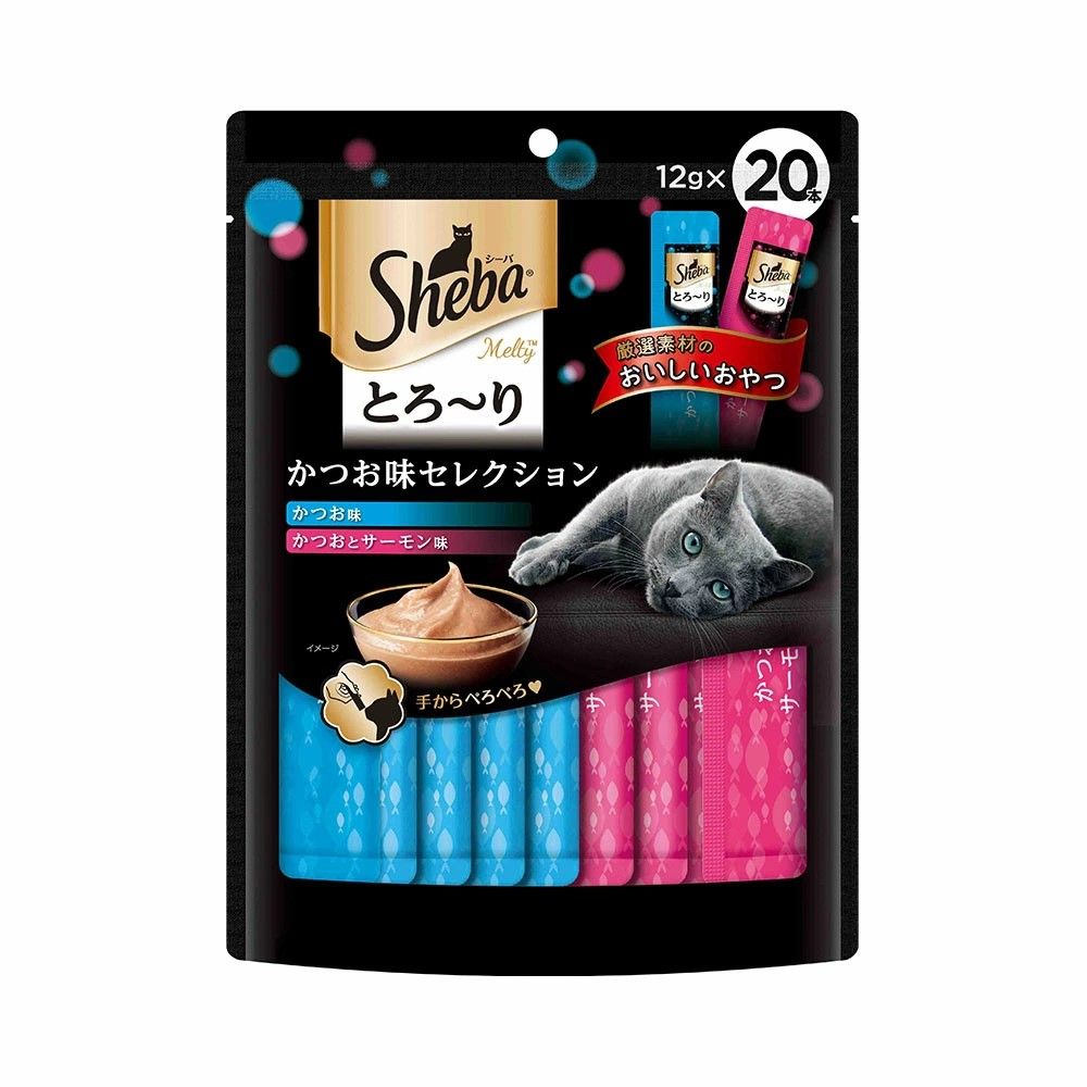 同梱不可 20個セット マースジャパンリミテッド シーバ とろ～り メルティ かつお味セレクション 12g×20本