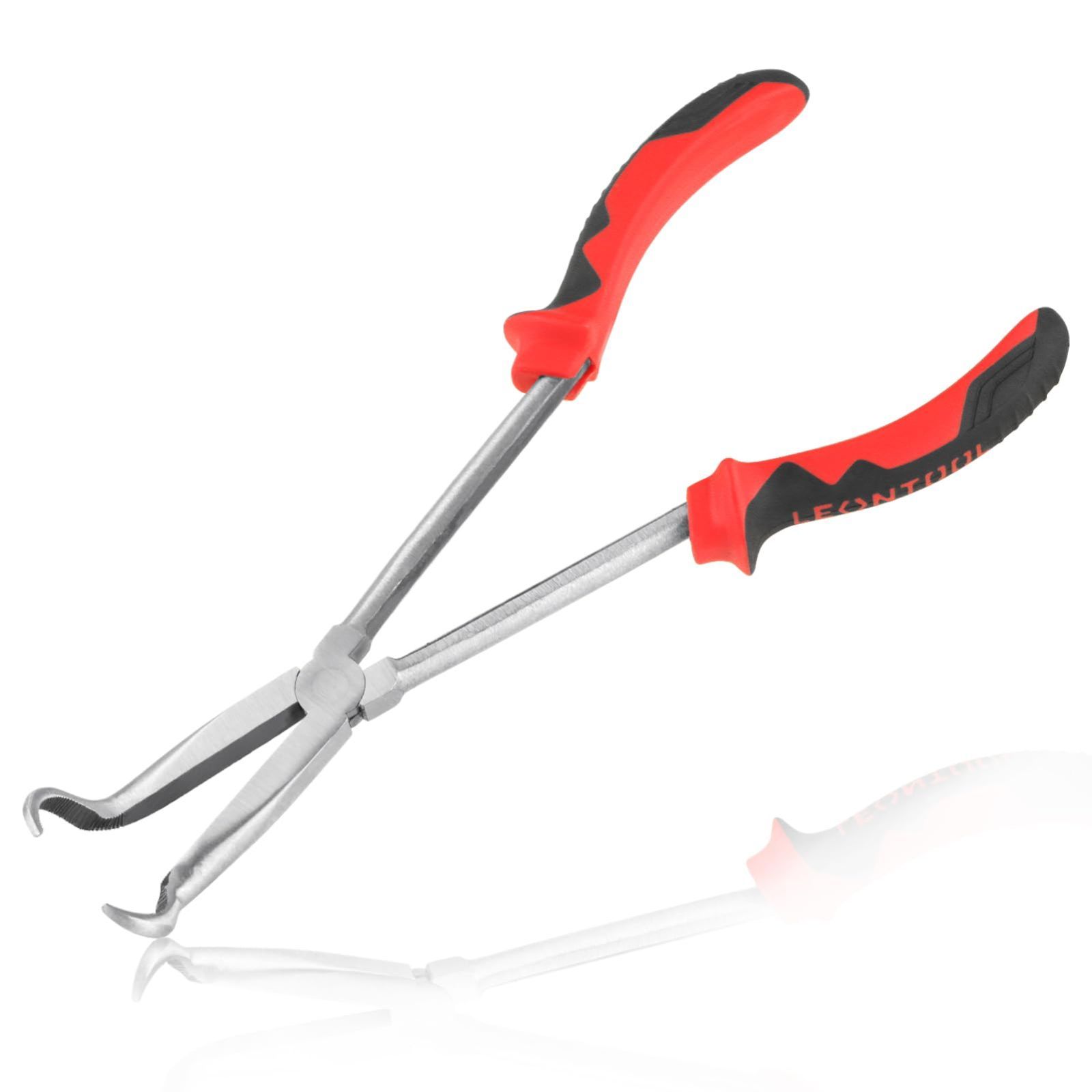 Style:大きいホースプライヤー LEONTOOL ホースプライヤー 工具 バイク ストレート ホースクランププライヤー メカニックプライヤー ロングホースグリッパー ロングノーズ ホースクランプ プラ