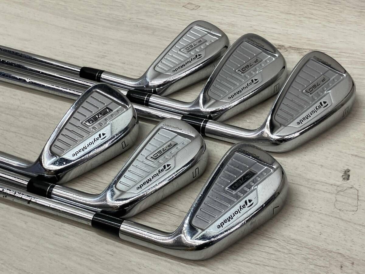 ゴルフクラブ アイアンセット TaylorMade P760 flex S 5,6,7,8,9