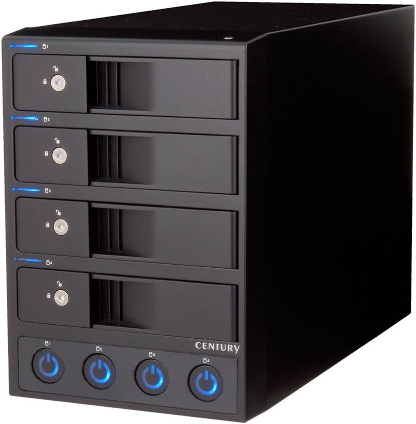 センチュリー 独立電源スイッチ搭載 USB3.0接続 3.5インチSATA-HDD ケース CRCH35U3IS2