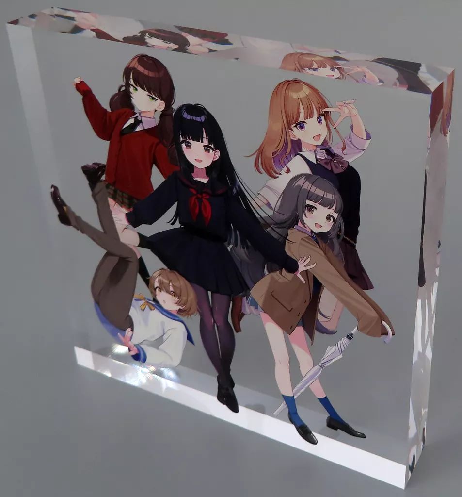 アクリルスタンド アクリルパネル SHIGURE GIRLS アクリルブロック バーチャルYouTuber しぐれうい個展 雨を手繰る
