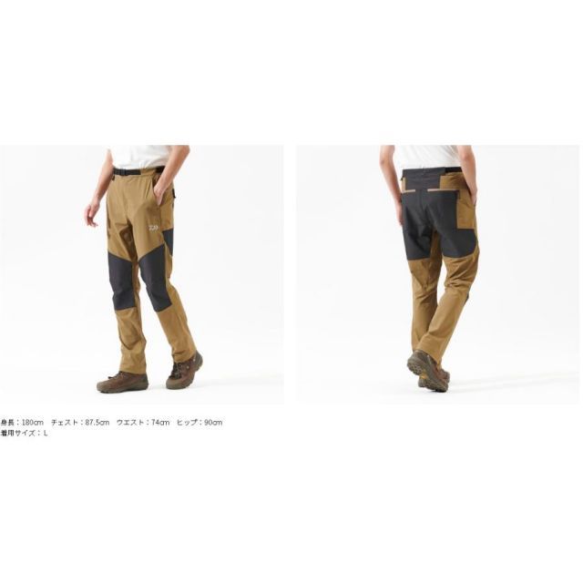 フィッシング ダイワ DP-3225 CORDURA? ブッシュパンツ ガンメタル XL