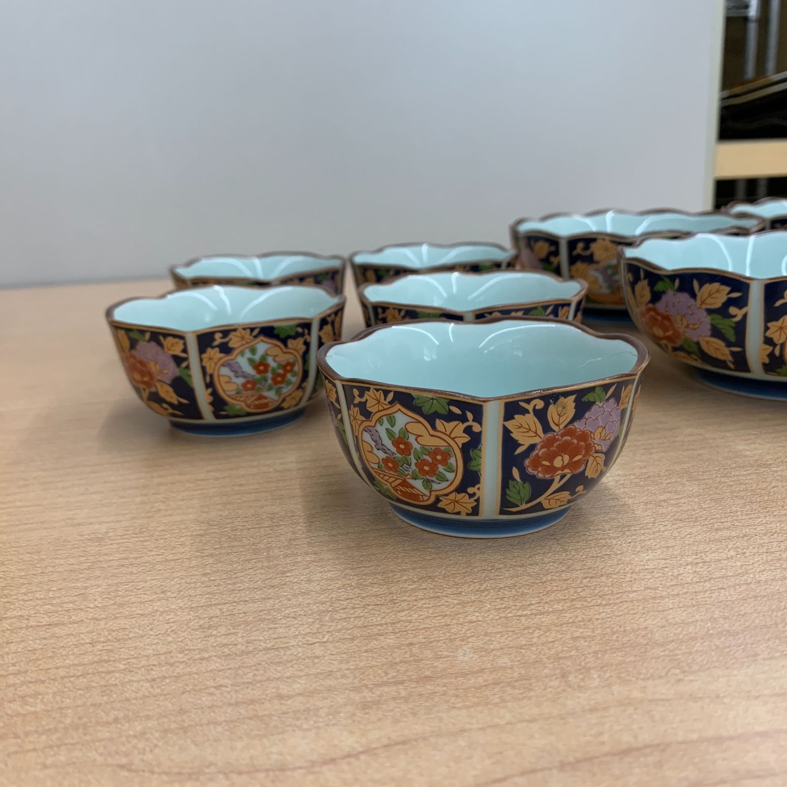 有田焼 金襴手古伊万里 親子鉢揃 10点セット - メルカリ