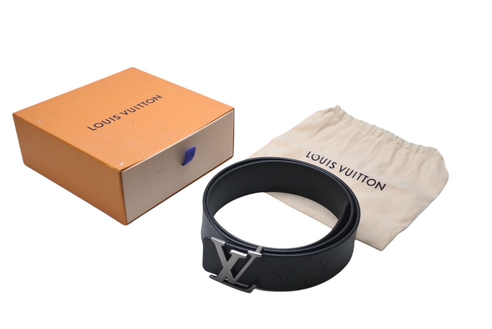 Louis Vuitton モノグラム ベルト グレー ルイ・ヴィトン グレー