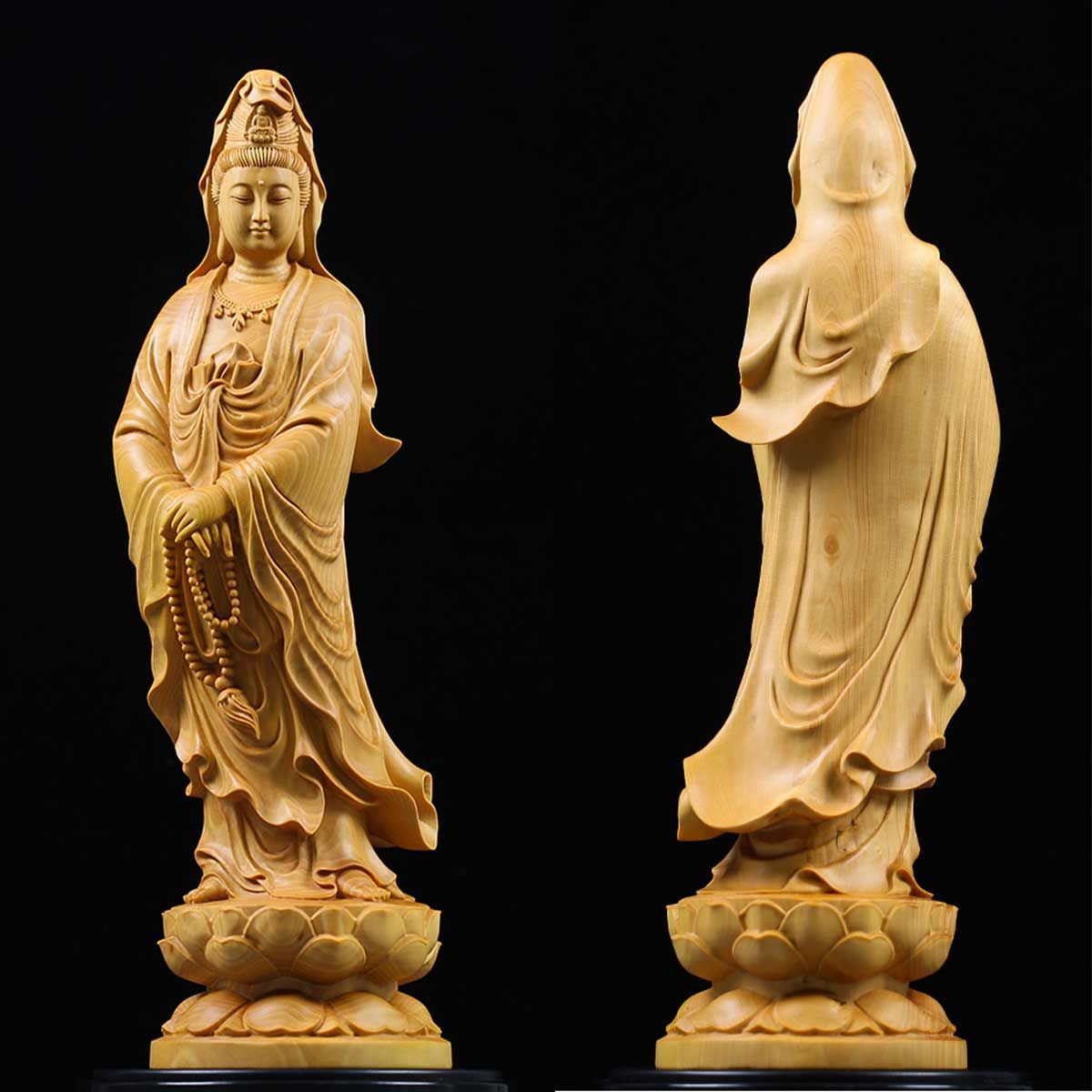 観音様 12cm 観音菩薩 龍頭観音 騎龍観音 観世音菩薩 観自在菩薩