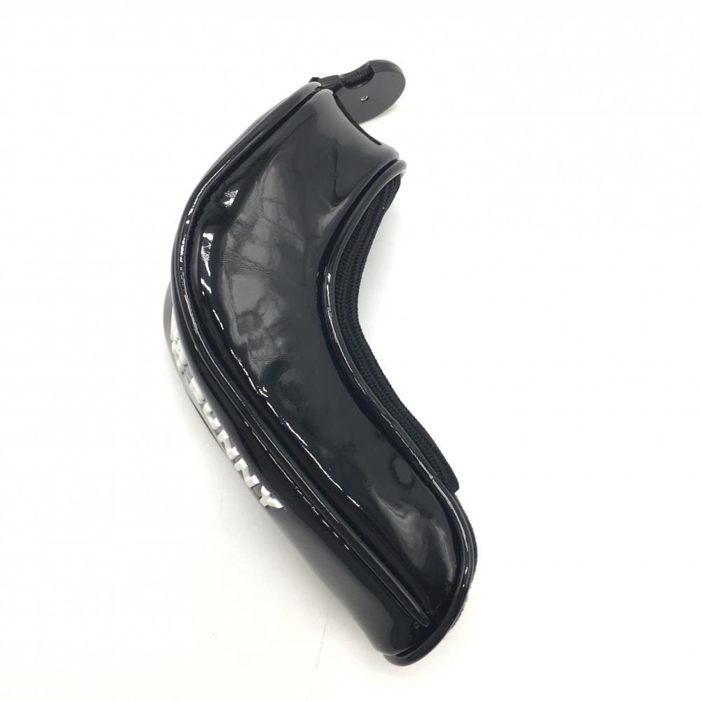 超美品】マスターバニー ヘッドカバー(UT) 黒×白 ロゴ エナメル