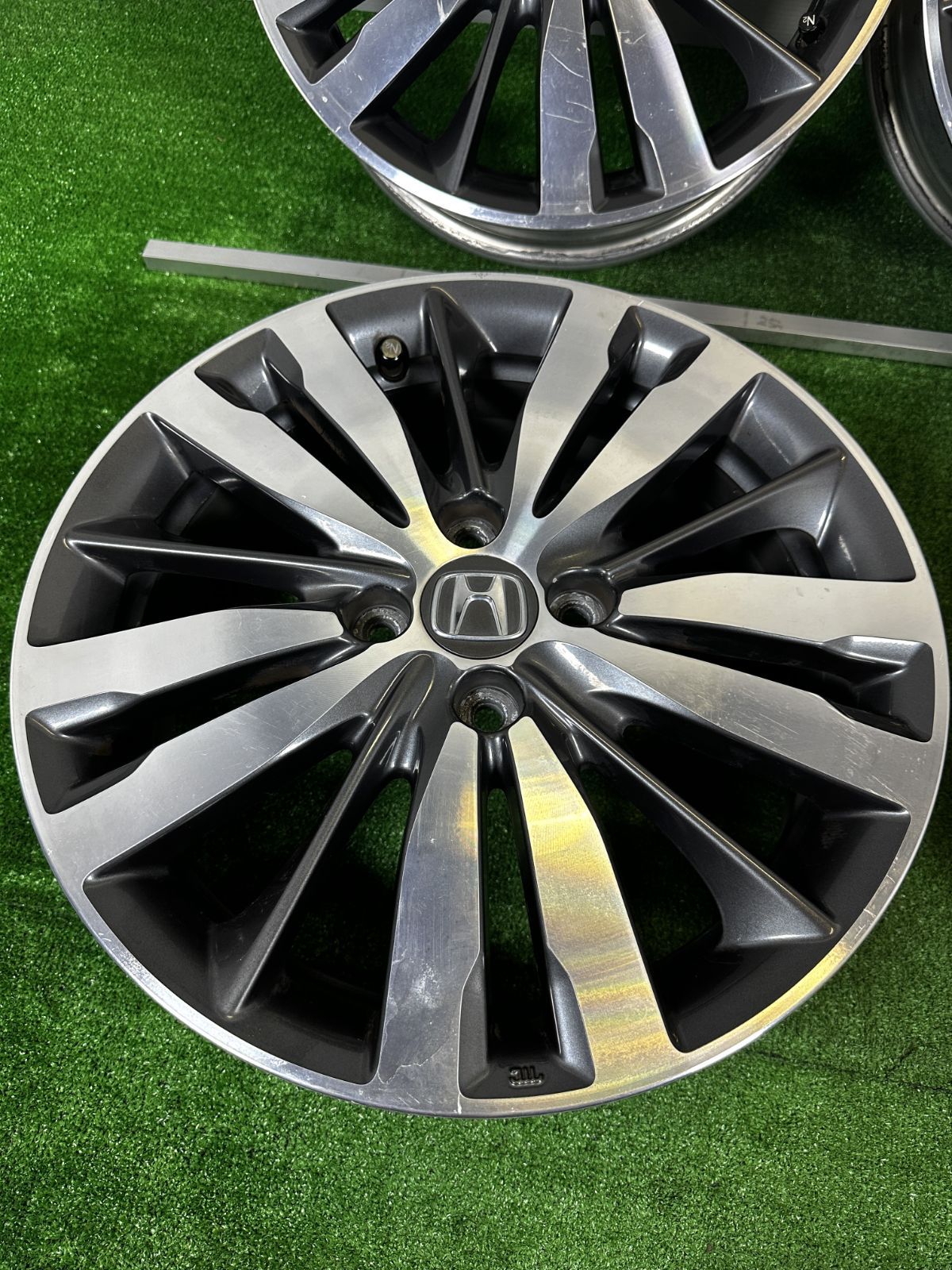 送料無料 16x6J 53 4穴 PCD100 ホンダ純正 4本 アルミホイール TA296