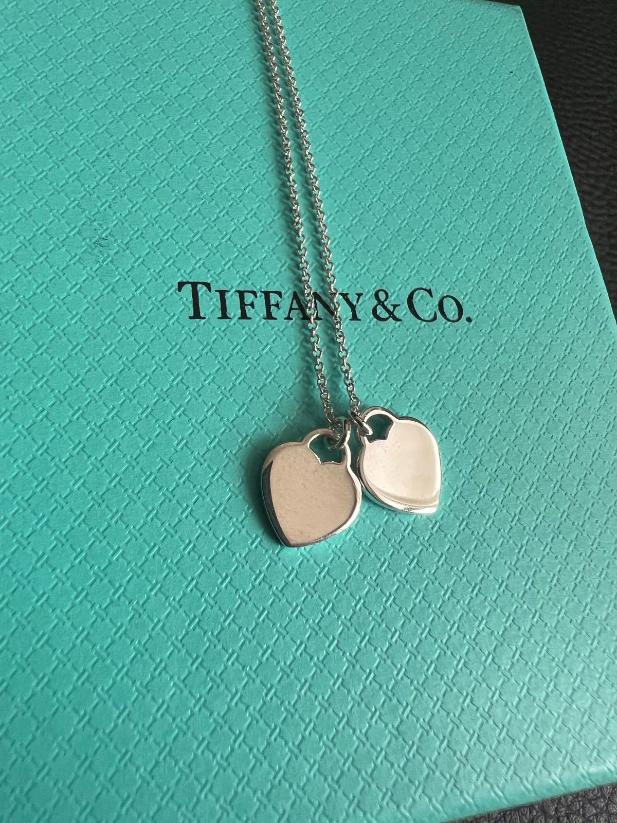 正規品】ティファニー リターントゥ ダブル ハートタグ エナメル