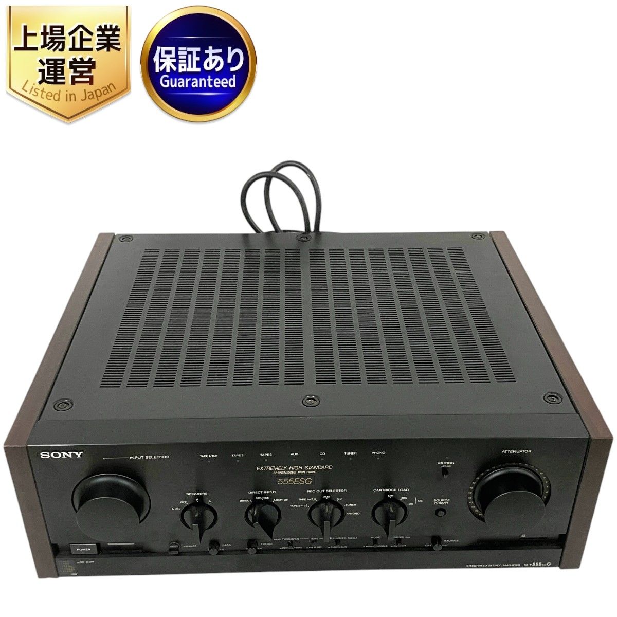 SONY TA-F555ESG プリメインアンプ オーディオ 音教機材 ソニー 中古