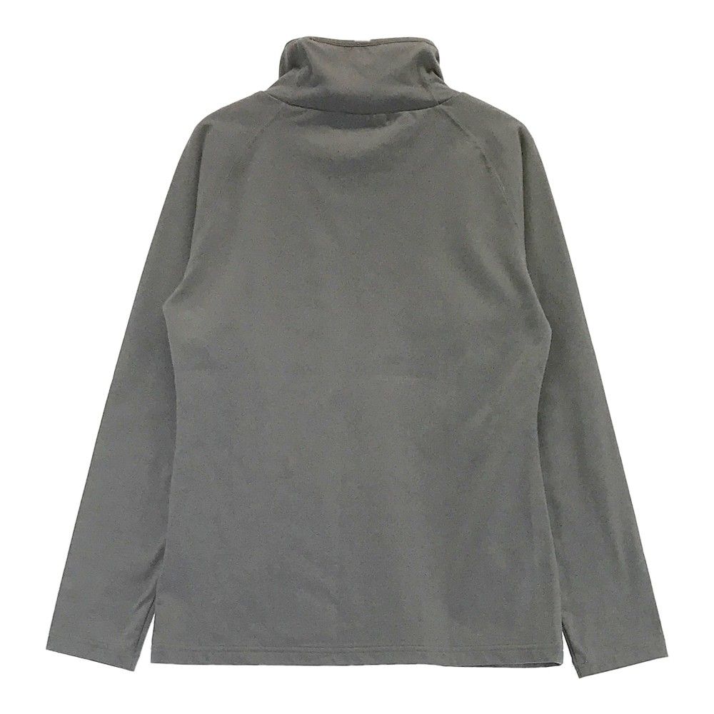 サイズ：S JUN&ROPE ジュン アンド ロペ  ハイネック長袖Tシャツ ワッペン  グレー系 [240101455265] ゴルフウェア レディース ストスト サイズ：S JUN&ROPE ジュン アンド ロペ ハイネック長袖Tシャツ