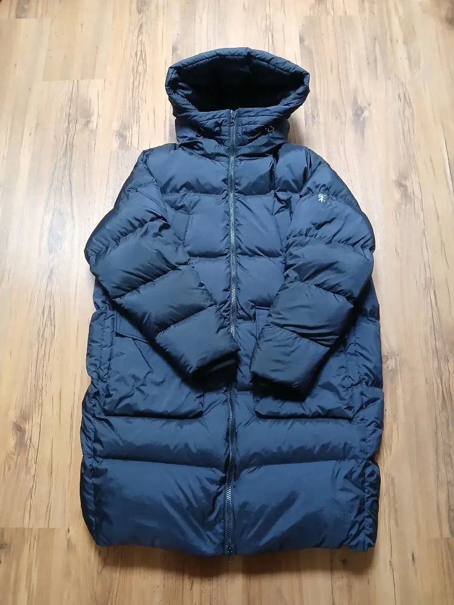 コーロンスポーツ ネイビー ロング ダウン 105