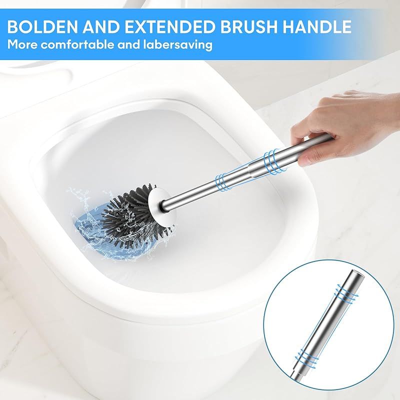 トイレブラシ 便器ブラシ ホルダーセット ロングハンドル トイレ 