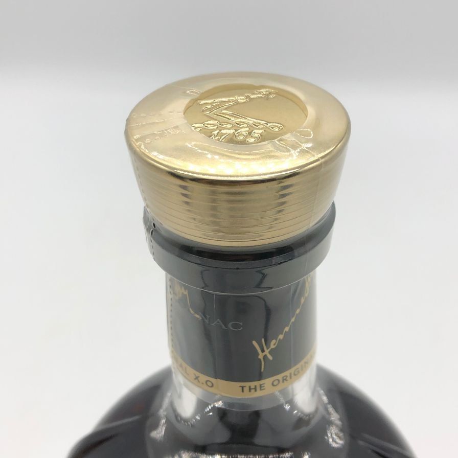 未開栓】Hennessy ヘネシー XO 金キャップ クリアボトル ブランデー
