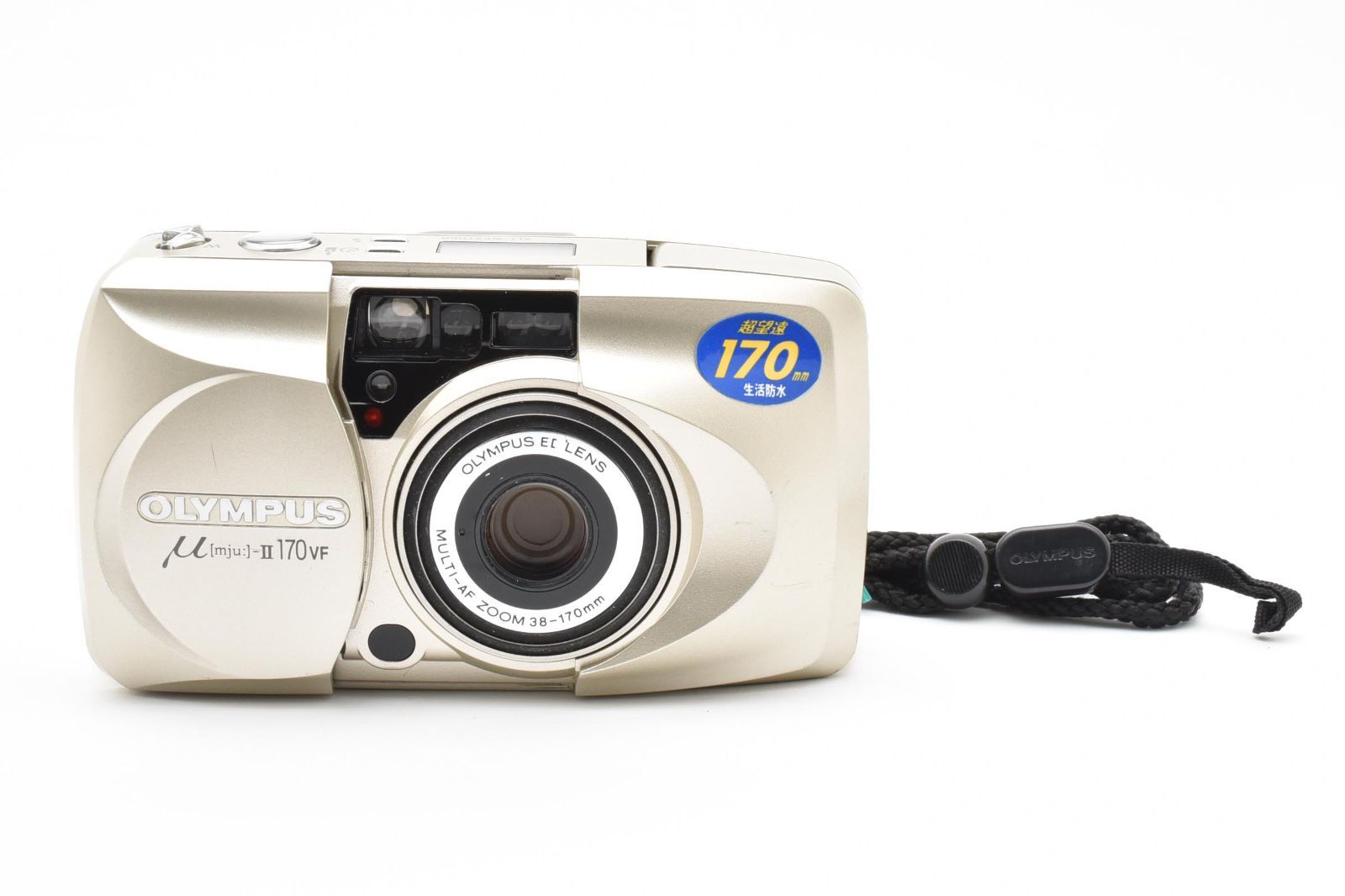 オリンパス OLYMPUS μ mju II 170 VF 38-170mm コンパクトフィルムカメラ ミュー 2603705A
