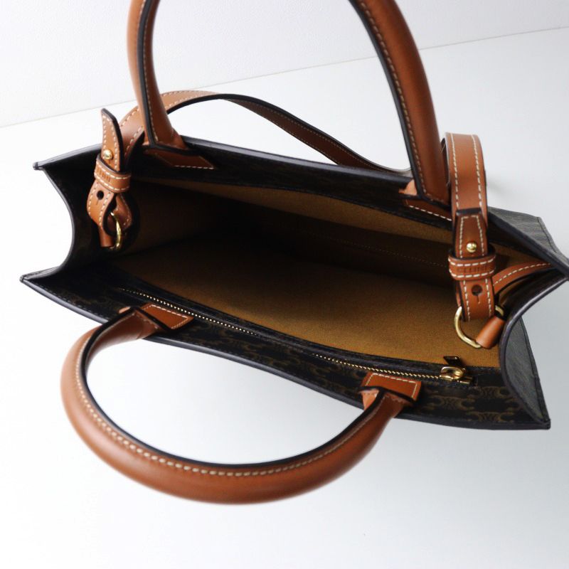 美品！CELINE スモール トリオンフ 2way ショルダー ハンドバッグ