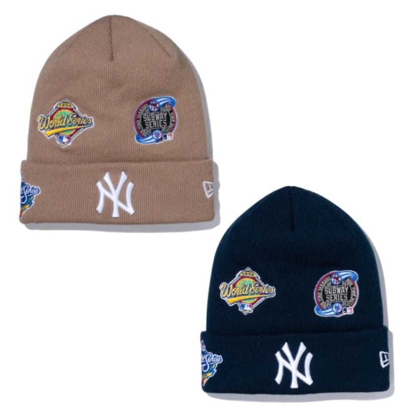NEWERA ニューエラ ニット帽 ニットキャップ 帽子 ヤンキース ロゴ