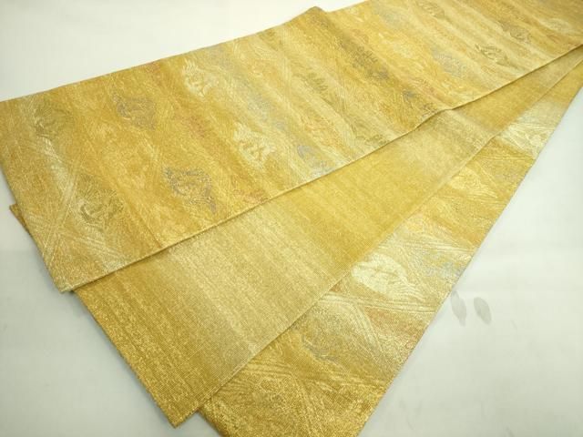 平和屋着物□極上 桝屋高尾 ねん金綴錦 六通柄袋帯 桐竹鳳凰文 金糸