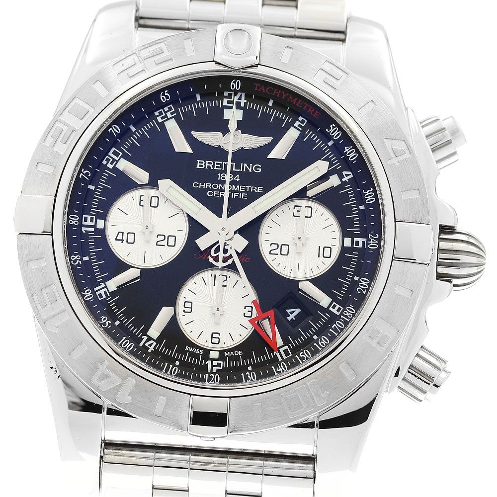 ブライトリング BREITLING AB0420 クロノマット 44 GMT デイト 自動巻き メンズ_913953