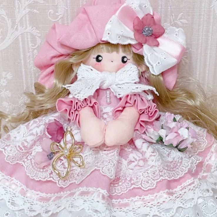 カントリードールハンドメイド人形 - おもちゃ/人形