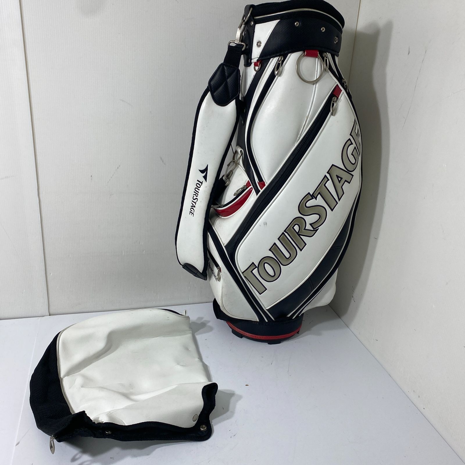 Kolwin 8.5インチ ゴルフバッグ キャスター付きキャディバック新品未