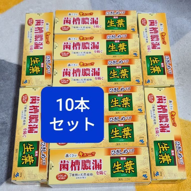 生葉 ひきしめ実感タイプ 100g10本！！