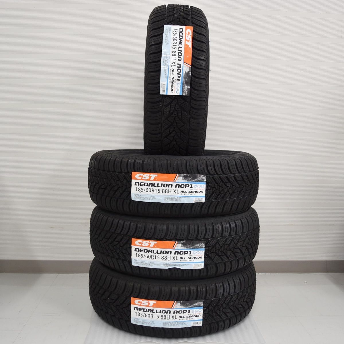 タイヤ4本セット タイヤ メダリオン ACP1 CST オートバックス 185|60R15 88H XL オールシーズンタイヤ 造
