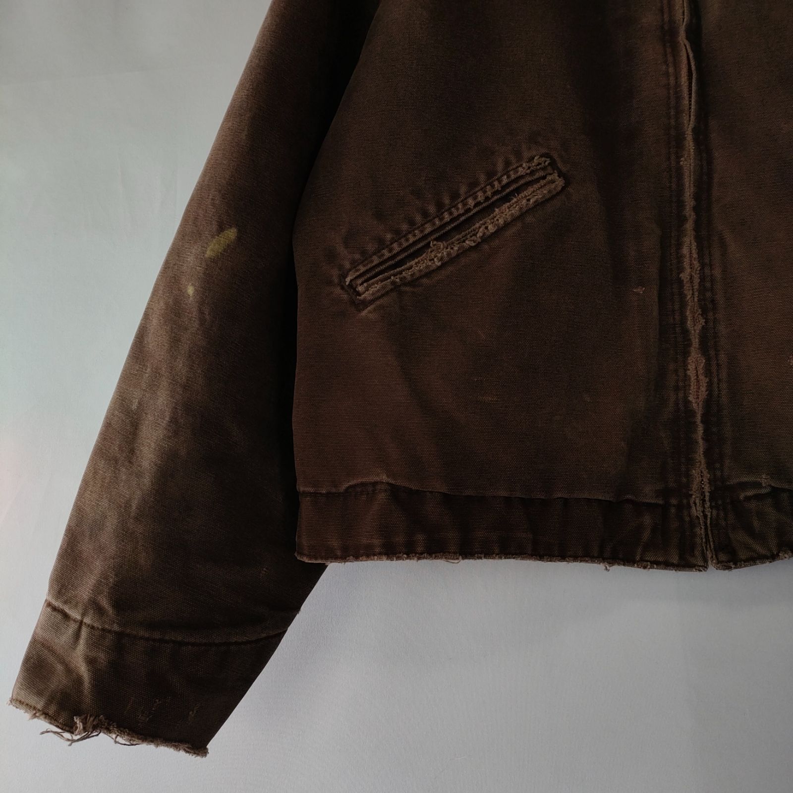 【J97 DKB】 デトロイトジャケット ダークブラウン Lサイズ Carhartt Detroit jacket J97 dark brown S
