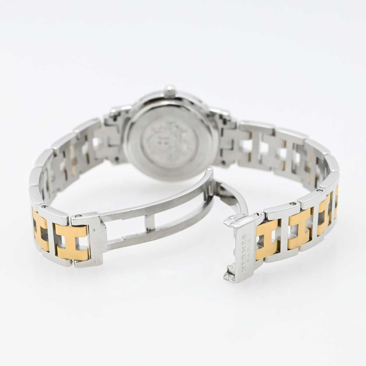 3425) エルメス HERMES クリッパー コンビ CL4.220 レディース